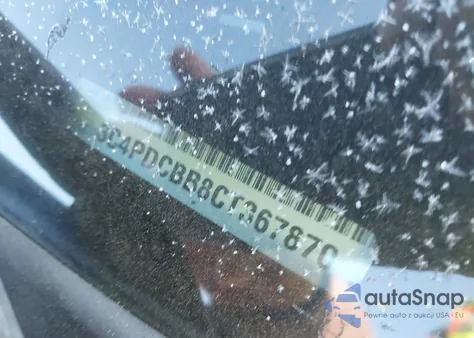 2012 Dodge Journey Sxt z USA, uszkodzony, nr VIN 3C4PDCBB8CT367870